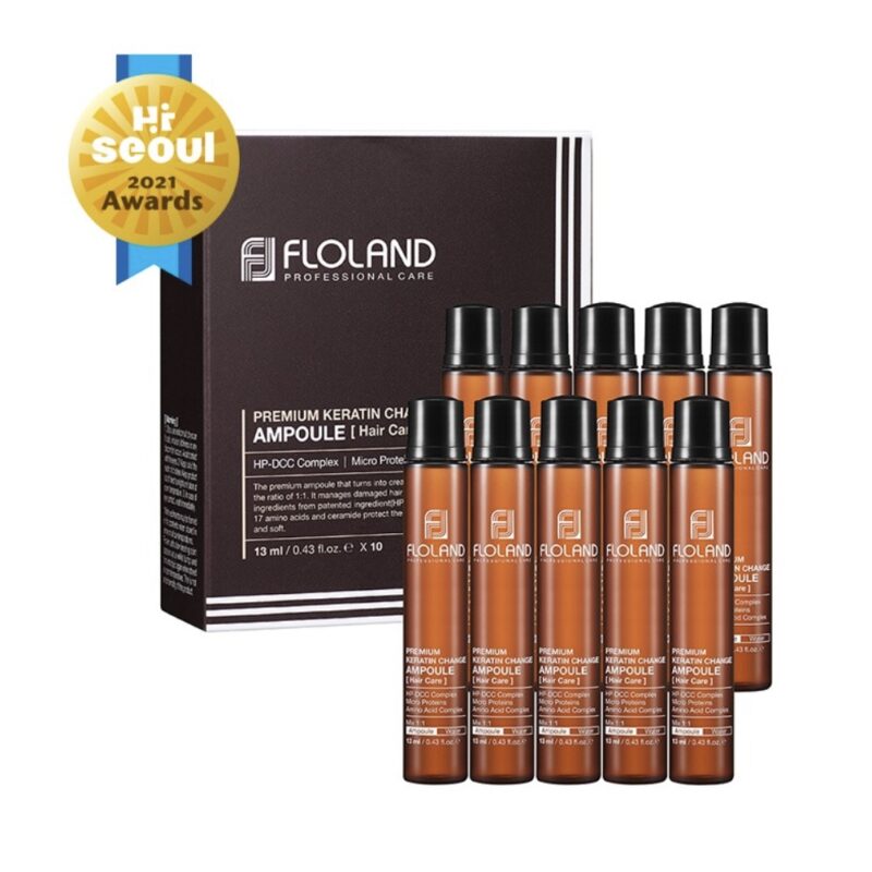 [floland] keratin change ampoule 30ml - repair your hair with keratin change ampoule