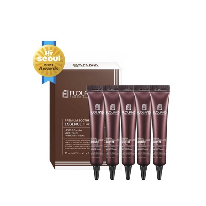 [floland] soothing booster essence hair care 20ml (5 pack) - boost your hair care routine with soothing essence