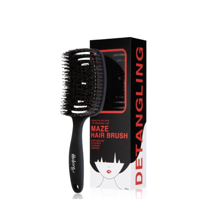 [the bbosong lab] maze hair brush - detangle your hair with our maze hair brush