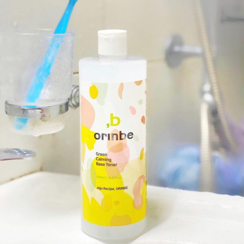 [orinbe] green calming base toner 150ml - calm and balance your skin with our base toner - image 3