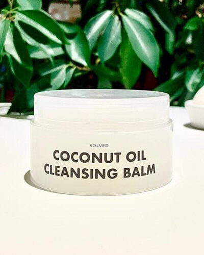[SOLVED SKINCARE] Coconut Oil Cleansing Balm 100ml - Remove Makeup and Impurities with Our Cleansing Balm
