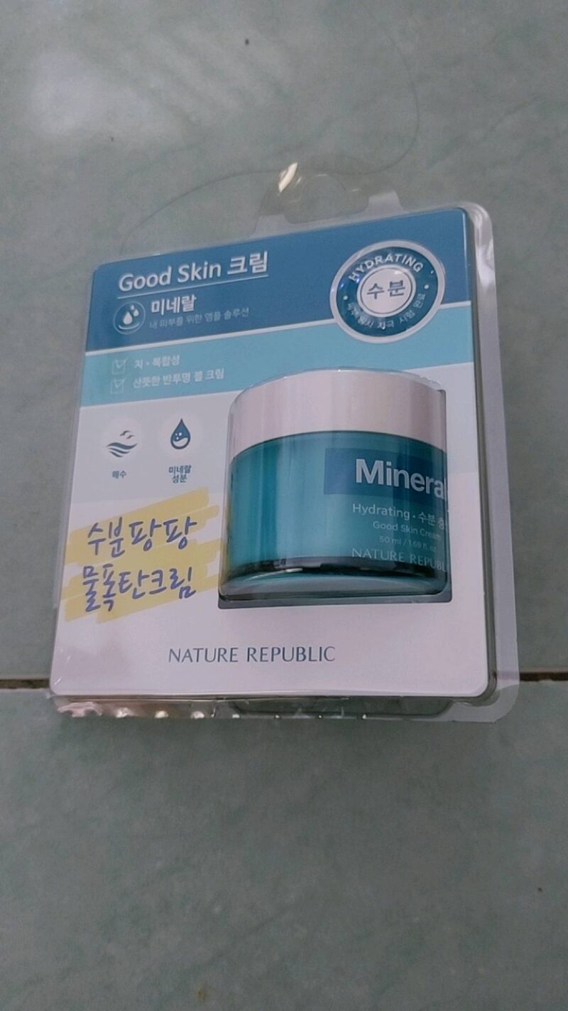 [nature republic] good skin mineral ampoule cream 50ml - nourish and moisturize your skin with our ampoule cream - image 2