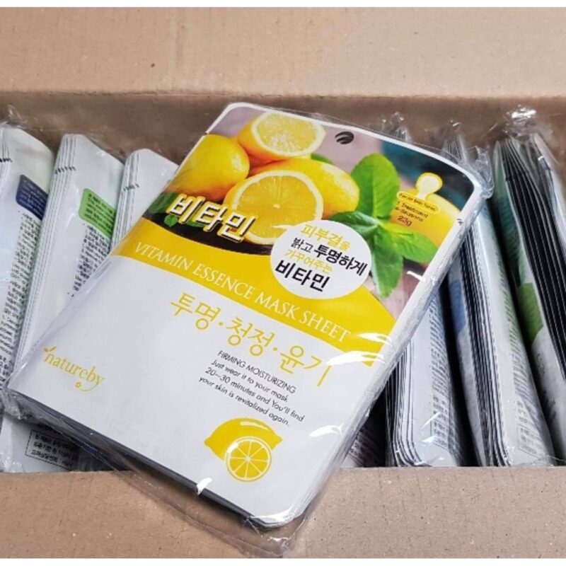 [natureby] essence mask lemon - brighten and nourish your skin with our lemon essence mask - image 2