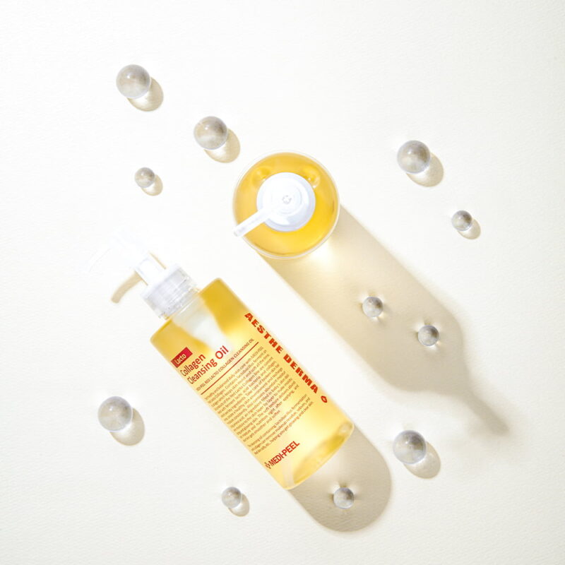 [medi-peel] red lacto collagen cleansing oil 200ml - deep cleanse and nourish your skin with red lacto collagen cleansing oil - image 4