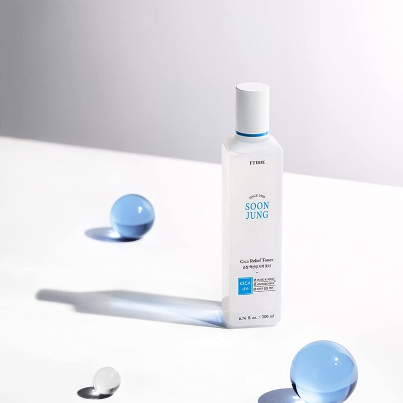 [etude] soonjung cica relief toner 180ml - calm and soothe your sensitive skin with our toner - image 2