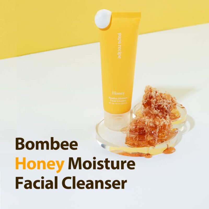 [papa recipe] bombee honey moisture facial cleanser 120ml - nourish and cleanse your skin with our honey cleanser - image 5