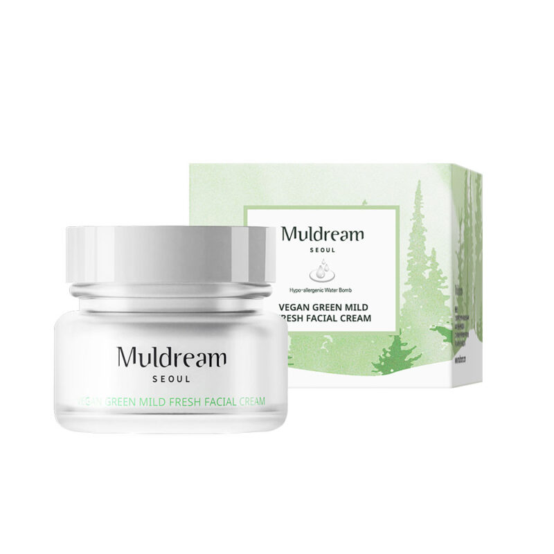 [muldream] green facial cream 50ml - say goodbye to pores with our green facial cream