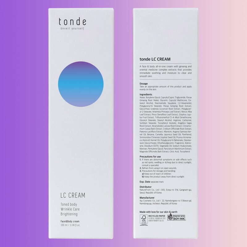 Tonde lc cream 100ml - moisturize and nourish your skin with our cream - image 3