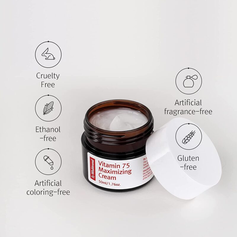 [by wishtrend] vitamin 75 maximizing cream 50ml - nourish and moisturize your skin with our vitamin-infused cream - image 3