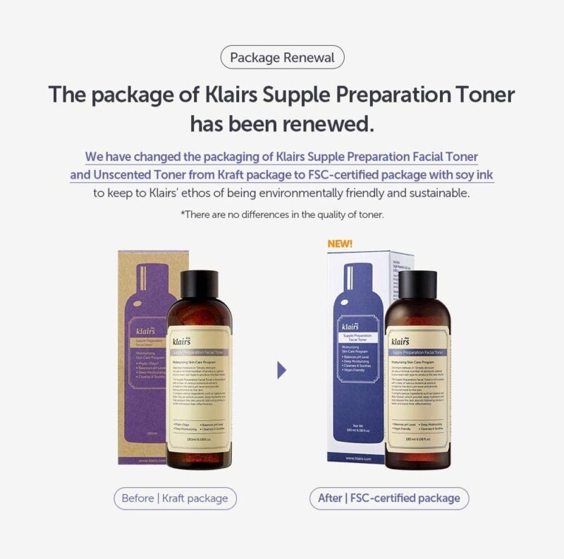 [klairs] supple preparation toner 180ml - soothe and prep your skin with our toner - image 3