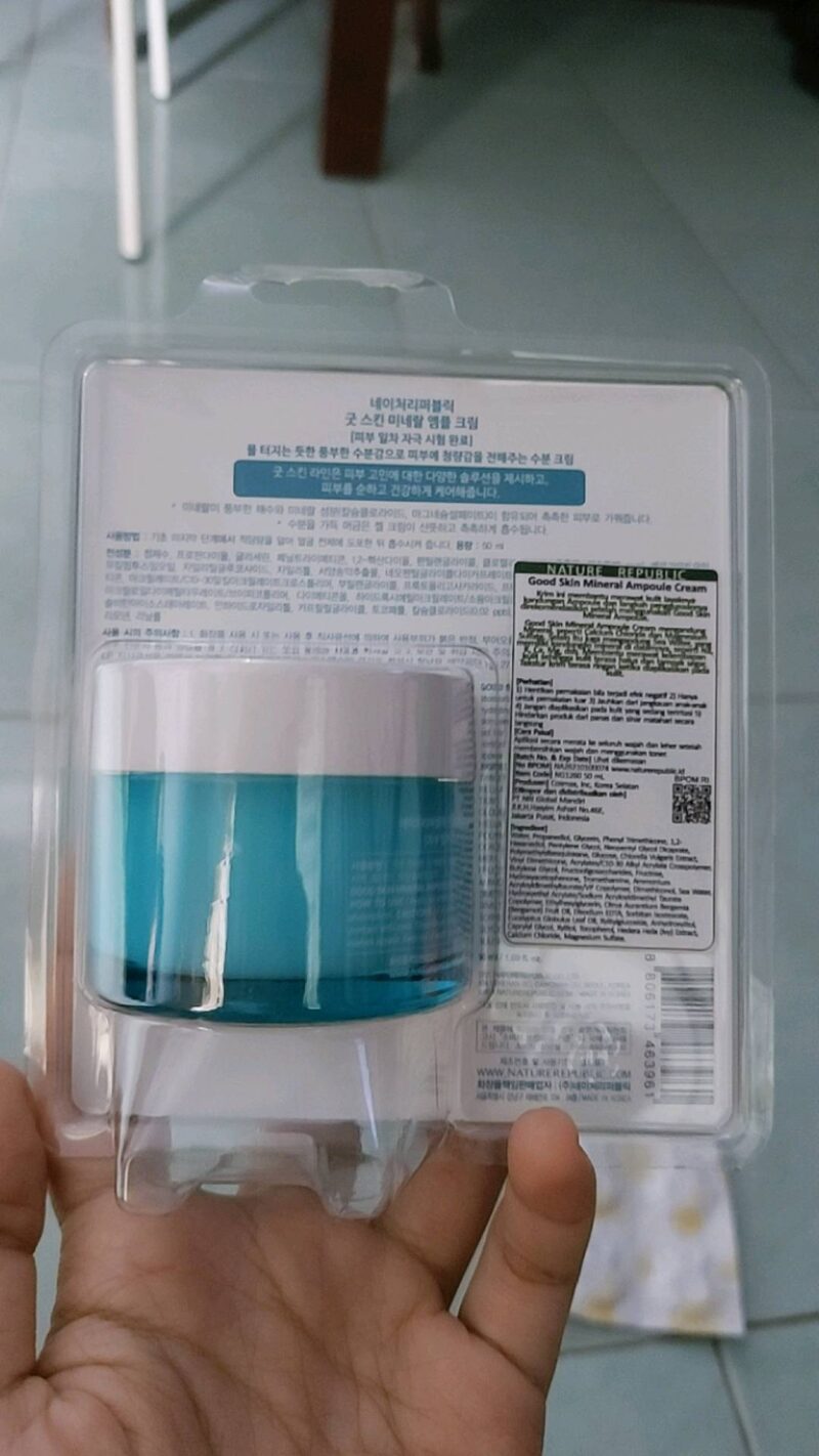 [nature republic] good skin mineral ampoule cream 50ml - nourish and moisturize your skin with our ampoule cream - image 3