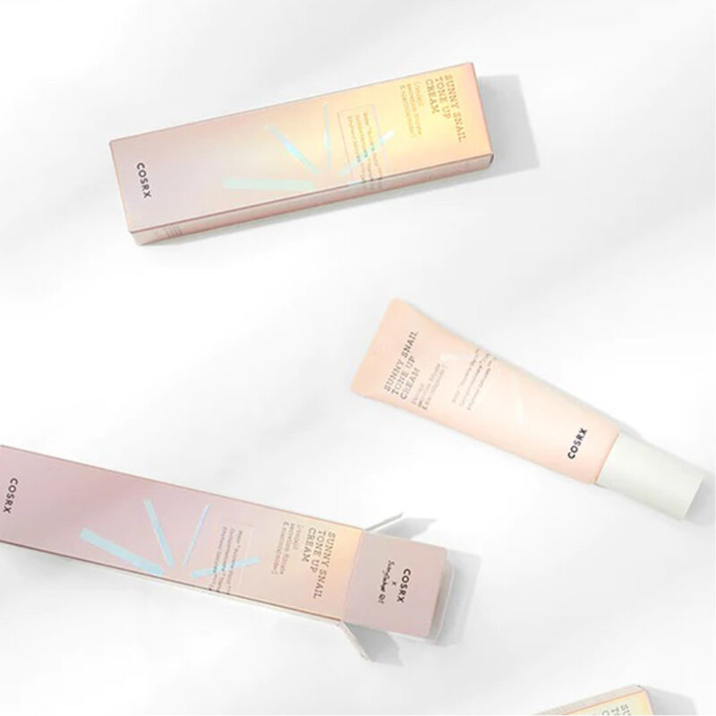 [cosrx] sunny snail tone up cream 50g - achieve a bright and even skin tone with our tone up cream - image 4