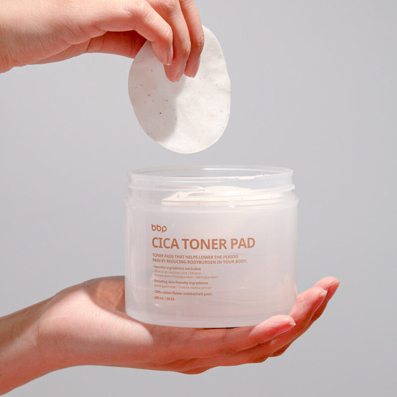 [bbp] cica toner pad - soothe and calm your irritated skin with our toner pads