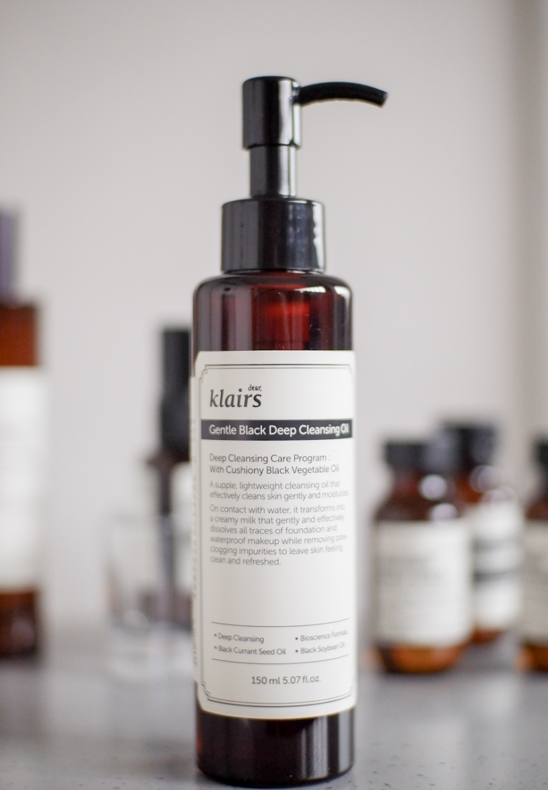 [dear, klairs] gentle black deep cleansing oil 150ml - remove makeup and cleanse your pores with our gentle cleansing oil - image 4