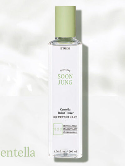 [STUDY] Soon Jung Centella Relief Toner 180ml - Soothe and Calm Your Sensitive Skin with Our Toner