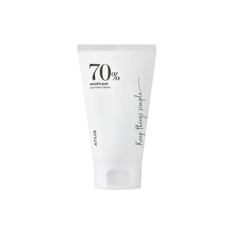 [anua] heartleaf 70 soothing cream 50ml - soothe and calm your irritated skin with our soothing cream