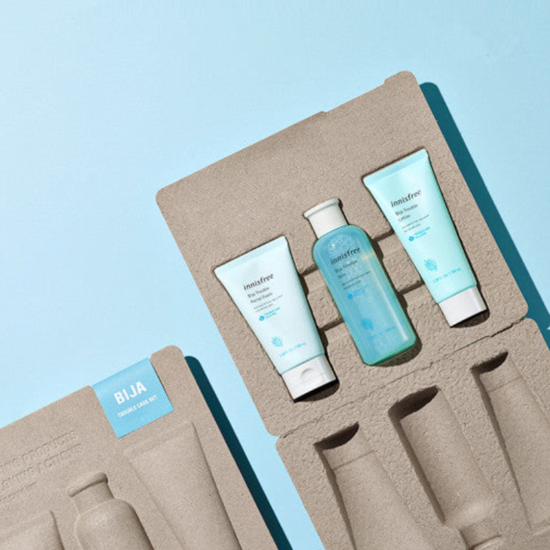 [innisfree] bija trouble skincare set - calm and clear your troubled skin with our complete skincare set (includes bija trouble facial foam, bija trouble skin, bija trouble lotion, and bija trouble spot essence)