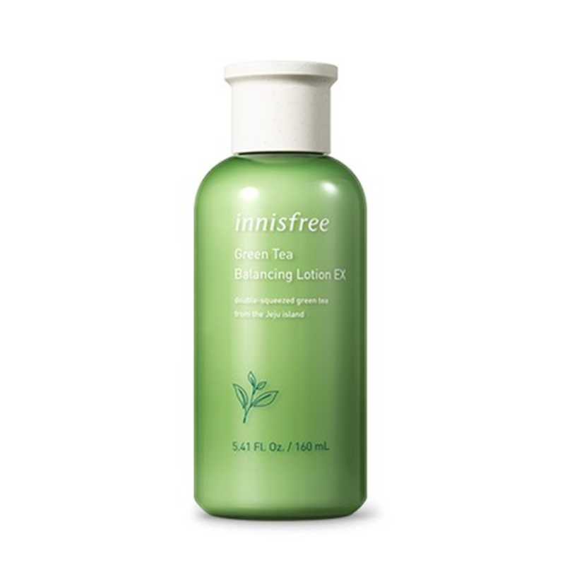 [innisfree] green tea balancing lotion 160ml - balance and hydrate your skin with our green tea lotion