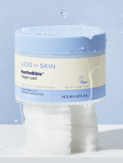 [HOLIKA HOLIKA] Less On Skin Panthebible Vegan Pad 70 pads - Gently Exfoliate and Nourish Your Skin with Our Vegan Pads