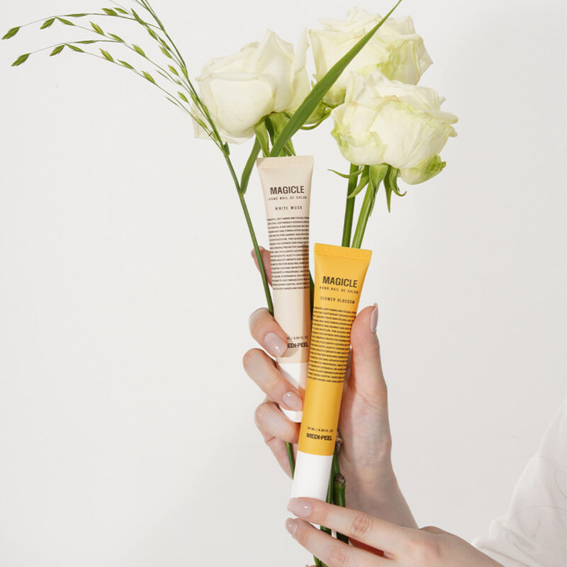 [magicle] hand de salon (white musk) 100ml - nourish and soften your hands with our hand cream - image 4