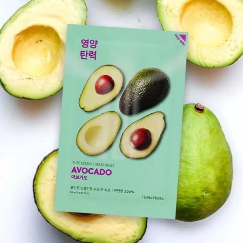 [holika holika] pure essence mask sheet avocado - nourish and moisturize your skin with our avocado mask sheet - image 3