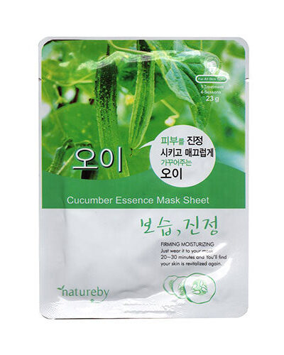 [NATUREBY] Essence Mask Cucumber - Hydrate and Soothe Your Skin with Our Cucumber Essence Mask