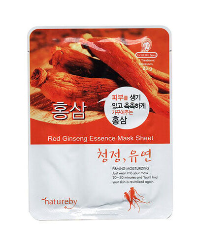 [NATUREBY] Essence Mask Ginseng - Nourish and Revitalize Your Skin with Our Ginseng Essence Mask