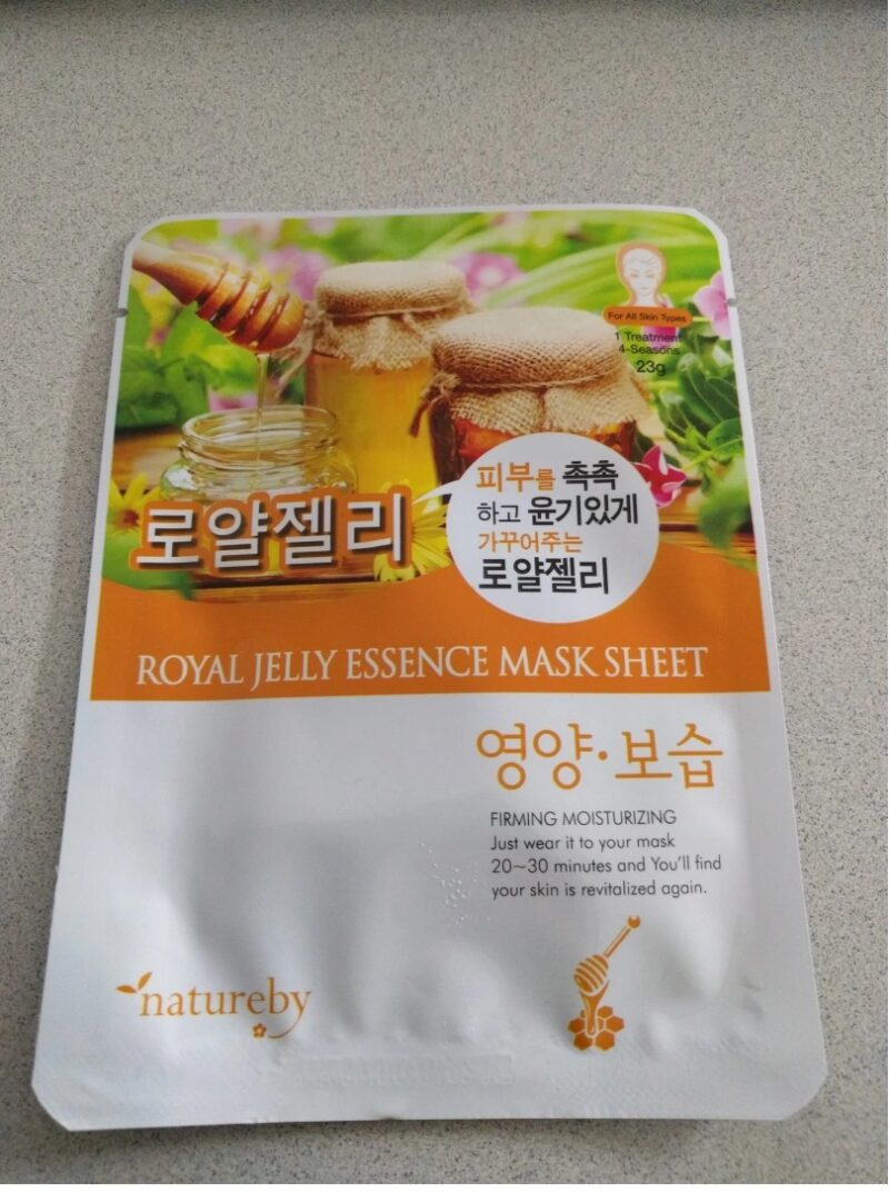 [natureby] essence mask royal jelly - nourish and moisturize your skin with our royal jelly essence mask - image 4