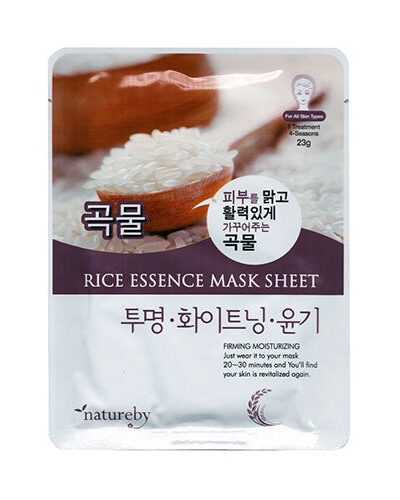 [NATUREBY] Essence Mask Rice - Nourish and Moisturize Your Skin with Our Rice Essence Mask
