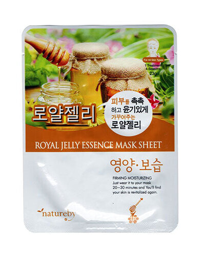 [NATUREBY] Essence Mask Royal Jelly - Nourish and Moisturize Your Skin with Our Royal Jelly Essence Mask