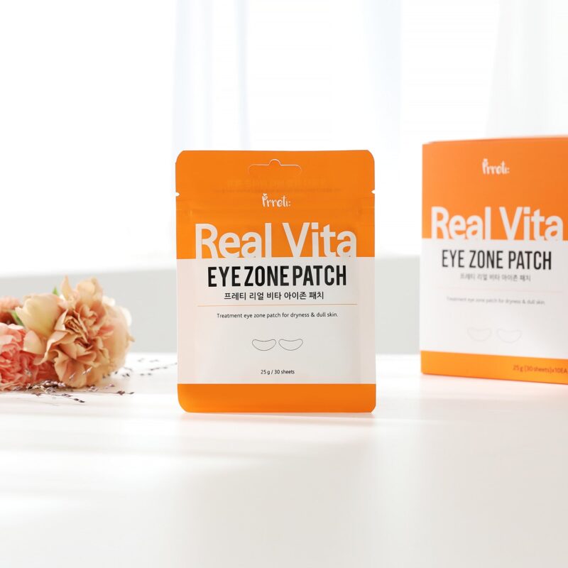 [prreti] real vita eye zone patch - brighten and moisturize your under eye area with our eye zone patch