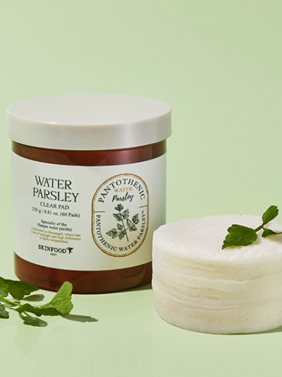 [SKINFOOD] Pantothenic Water Parsley Clear Pad - Cleanse and Refresh Your Skin with Our Clear Pads