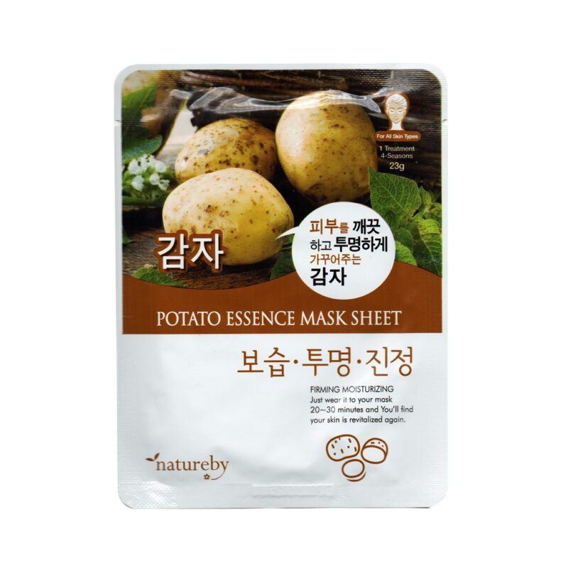 [natureby] essence mask potato - nourish and moisturize your skin with our potato essence mask