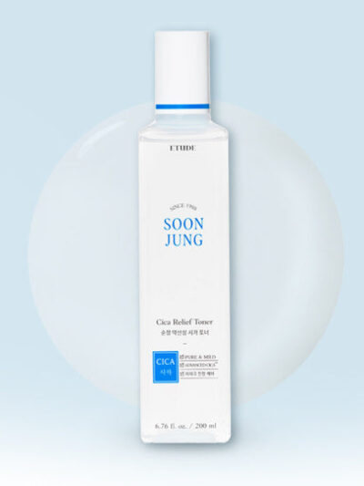[ETUDE] SoonJung Cica Relief Toner 180ml - Calm and Soothe Your Sensitive Skin with Our Toner