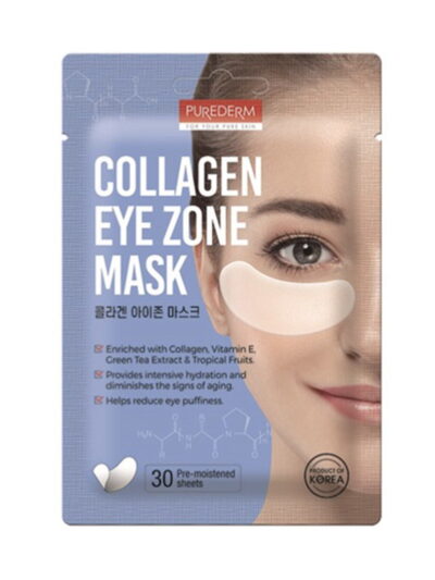 [PUREDERM] Collagen Eye Zone Mask 30 sheets - Hydrate and Nourish Your Under Eye Area with Our Collagen Eye Zone Mask