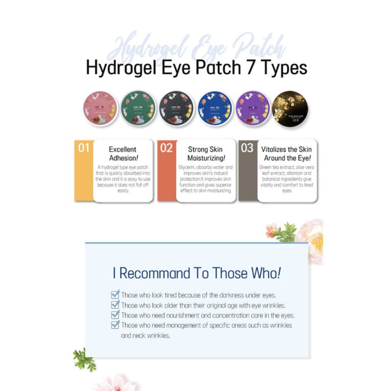 [eyenlip] hydrogel eye patch 60 patches - revitalize your under eye area with hydrogel eye patches - image 2
