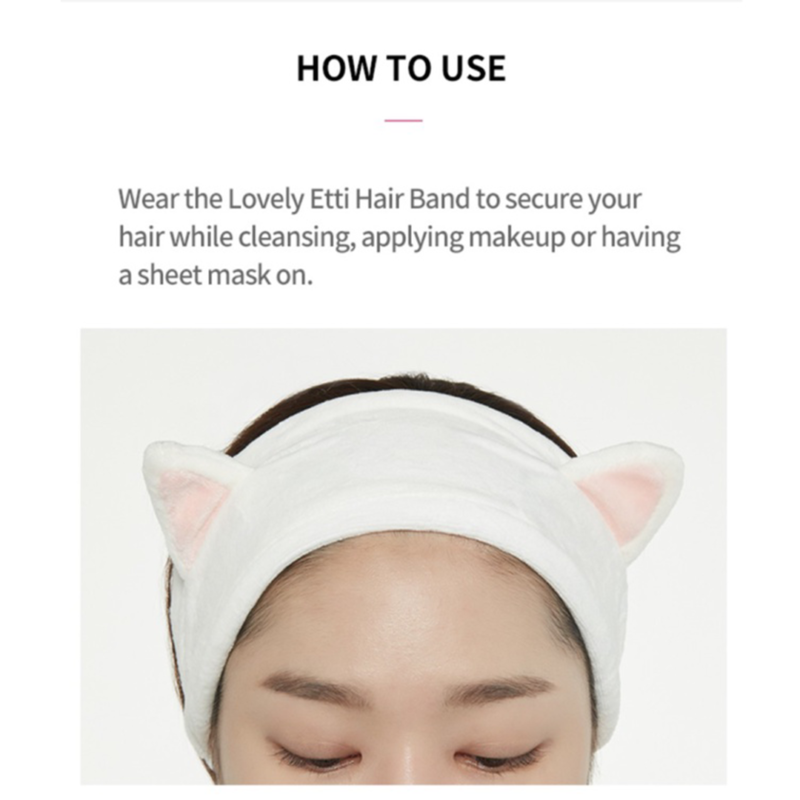 [etude house] lovely ettie hair band - complete your look with our cute hair accessory - image 5