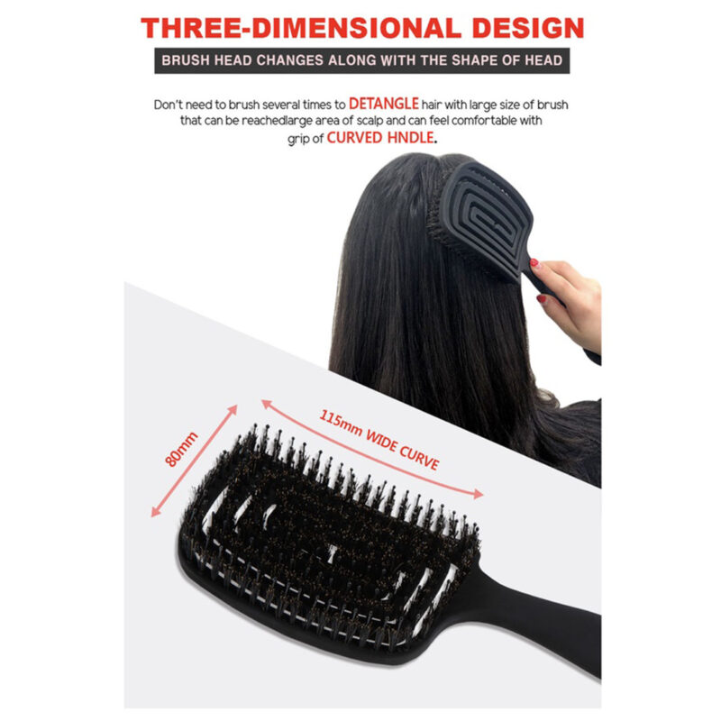 [the bbosong lab] maze hair brush - detangle your hair with our maze hair brush - image 4