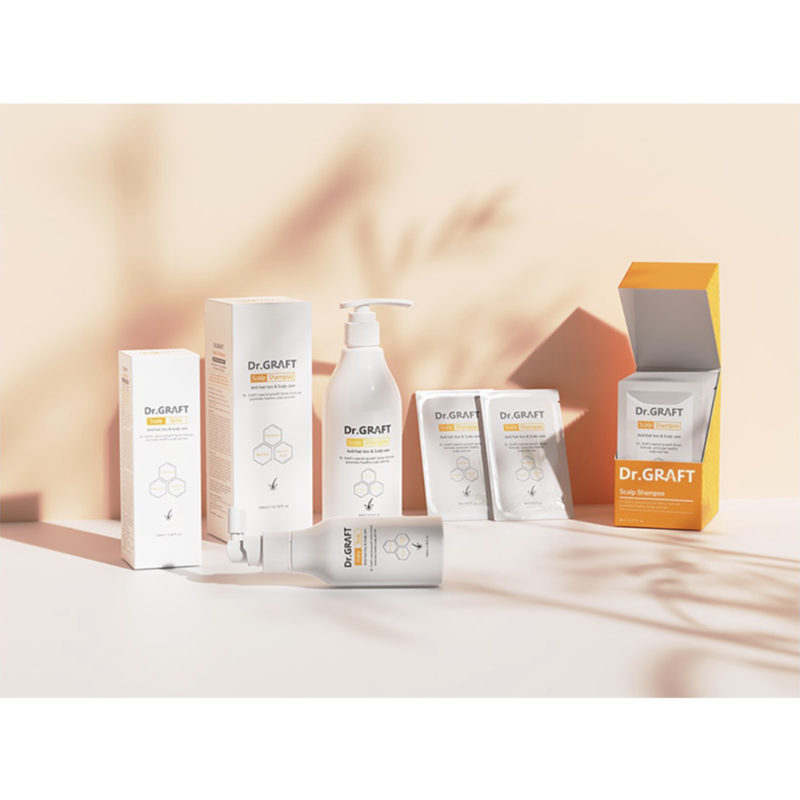 [dr. Graft] scalp shampoo pouch set 10x10ml - achieve a healthy scalp with our scalp shampoo pouch set - image 2