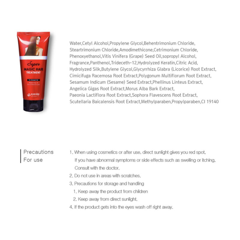 [eyenlip] super magic hair treatment 200ml - repair and nourish your hair with our super magic hair treatment - image 8