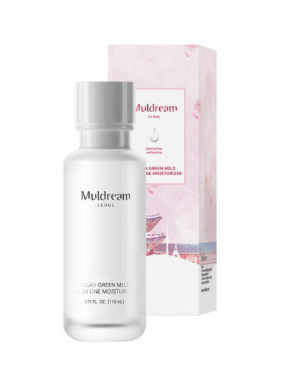 [MULDREAM] Vegan Green Mild All In One Moisturizer 100ml - Nourish and Hydrate Your Skin All Day with Our All In One Moisturizer