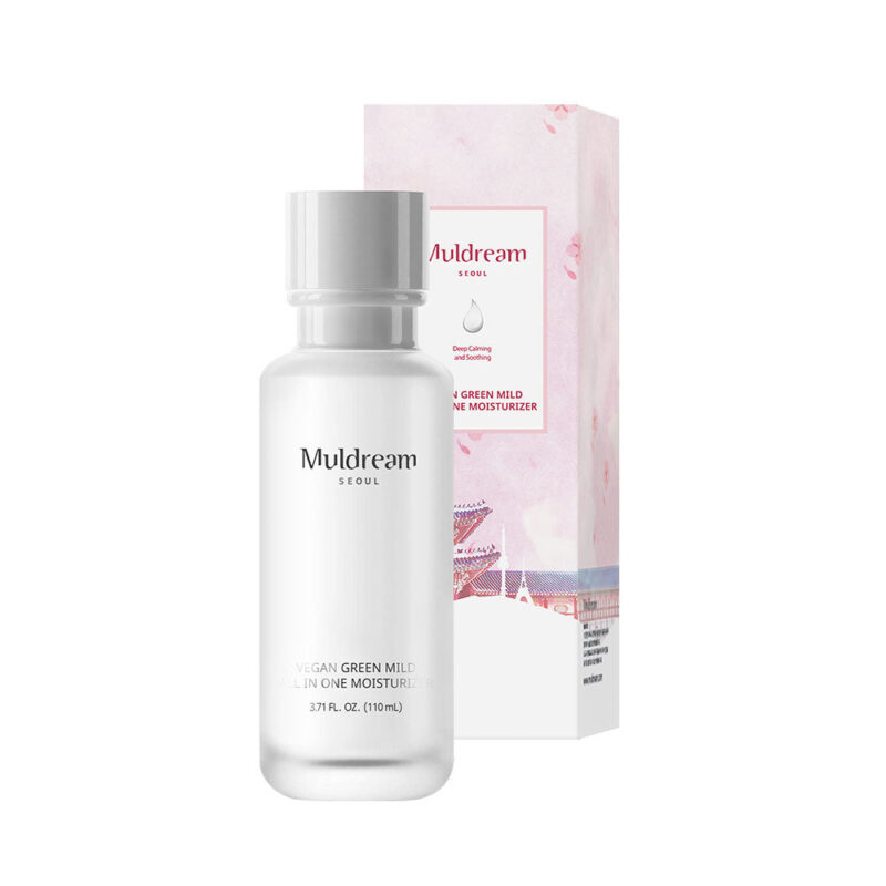 [muldream] vegan green mild all in one moisturizer 100ml - nourish and hydrate your skin all day with our all in one moisturizer
