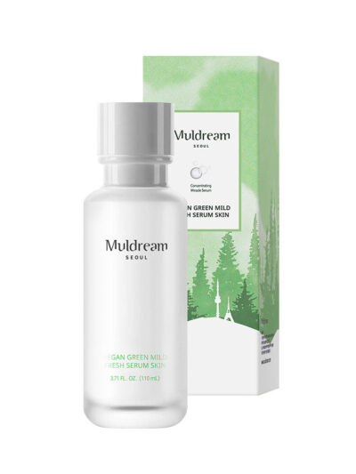 [MULDREAM] Vegan Green Mild Fresh Serum Skin 50ml - Nourish and Refresh Your Skin with Our Vegan Serum