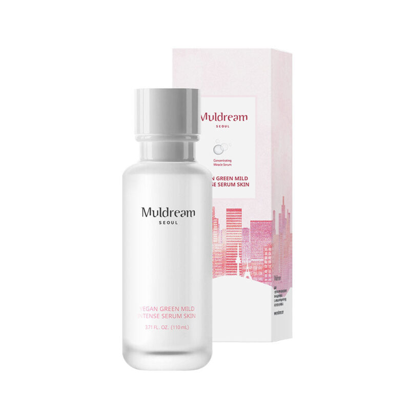 [muldream] vegan green mild intense serum skin 50ml - nourish and calm your skin with our intense serum