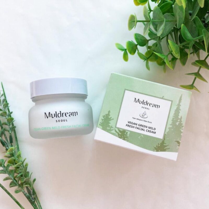 [muldream] green facial cream 50ml - say goodbye to pores with our green facial cream - image 5