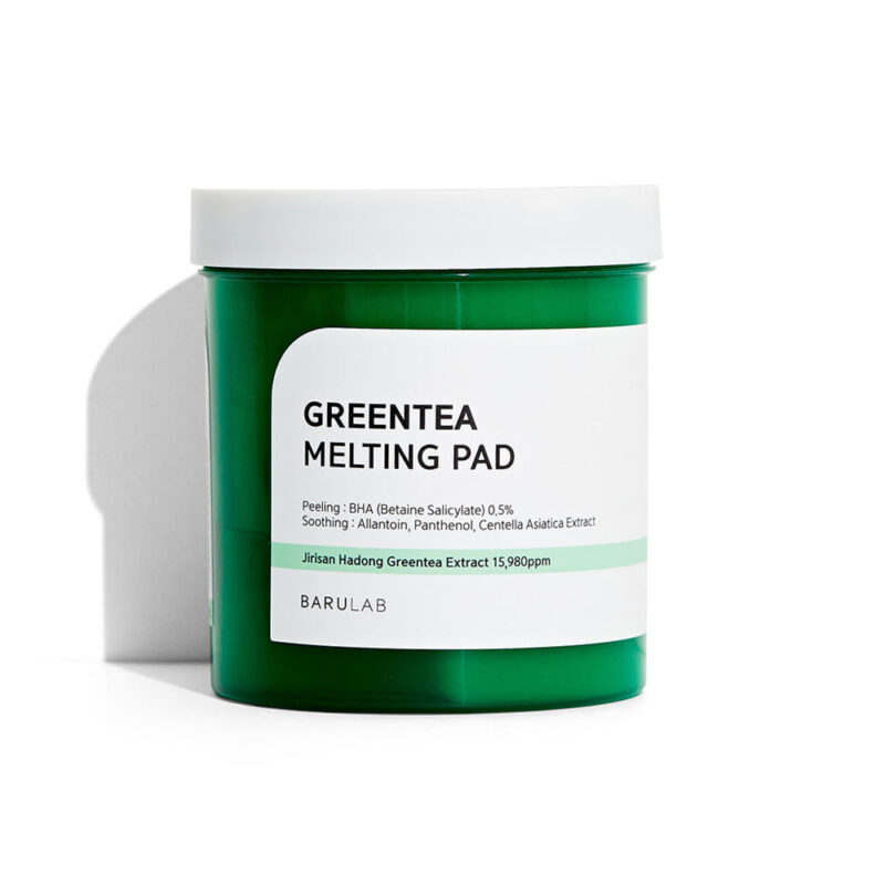 [barulab] green tea melting pad 70 pads - achieve smooth and clear skin with green tea melting pads