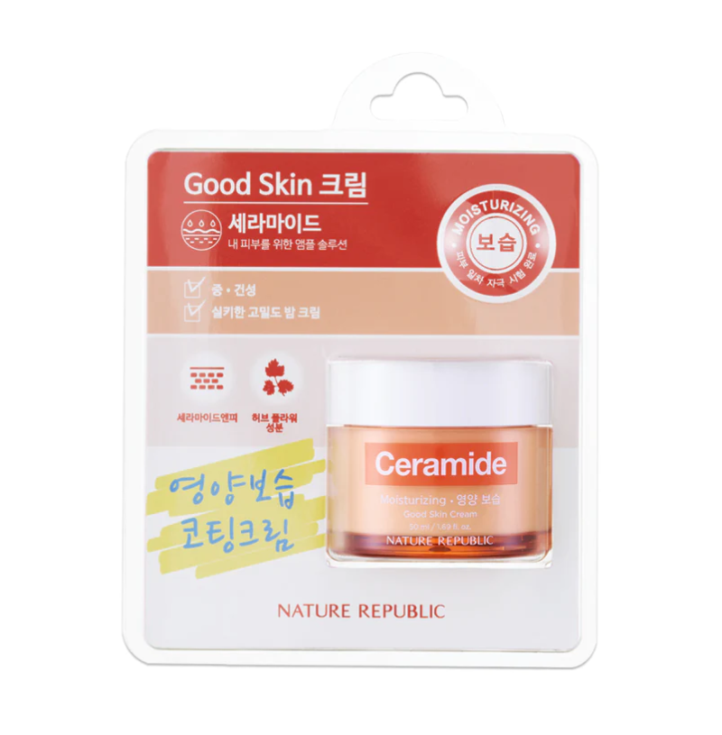 [nature republic] good skin ceramide ampoule cream 50ml - nourish and moisturize your skin with our ceramide ampoule cream - image 3