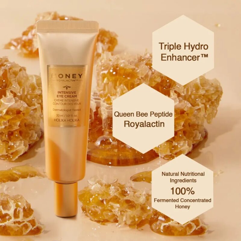 [holika holika] honey royalactin intensive eye cream 30ml - nourish and moisturize your delicate eye area with our intensive eye cream - image 3