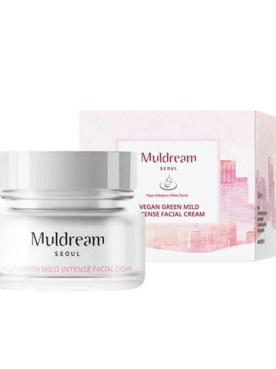 [Muldream] Vegan Green Facial Cream 50ml - Soothe and Hydrate Your Skin with Our Vegan Facial Cream