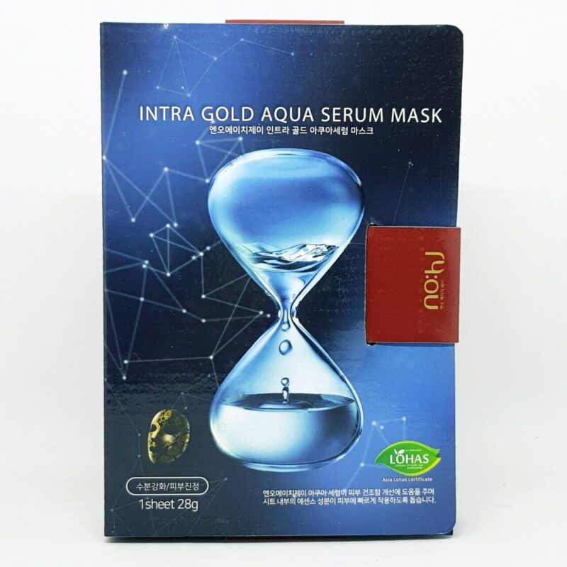 [nohj] intra gold aqua serum mask - achieve intense hydration and nourishment with our aqua serum mask - image 4